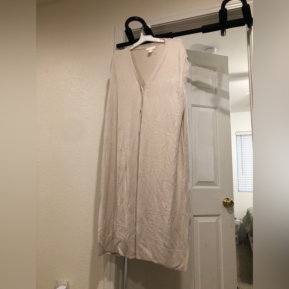 Cream Button Up Dress - Picture 2 of 2